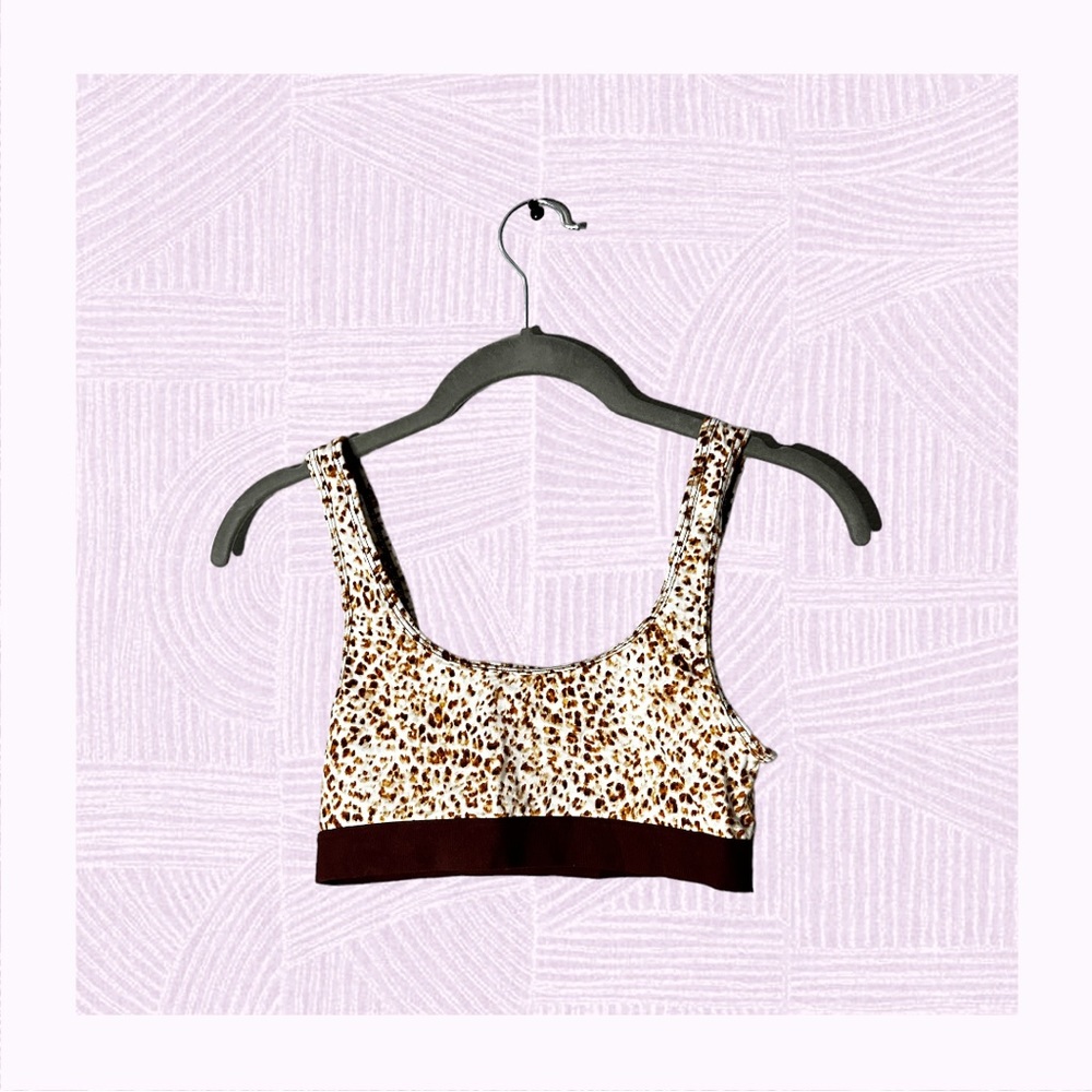 Leopard Print Sports Bra